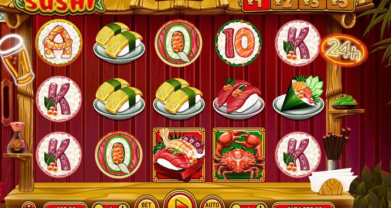 Hey Sushi · Tampilan Antarmuka Aplikasi AZTEC88